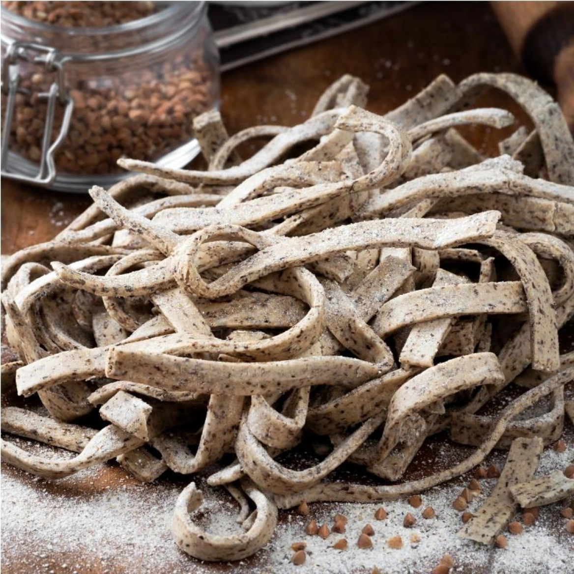 Pizzoccheri – Buckwheat & Wheat Pasta