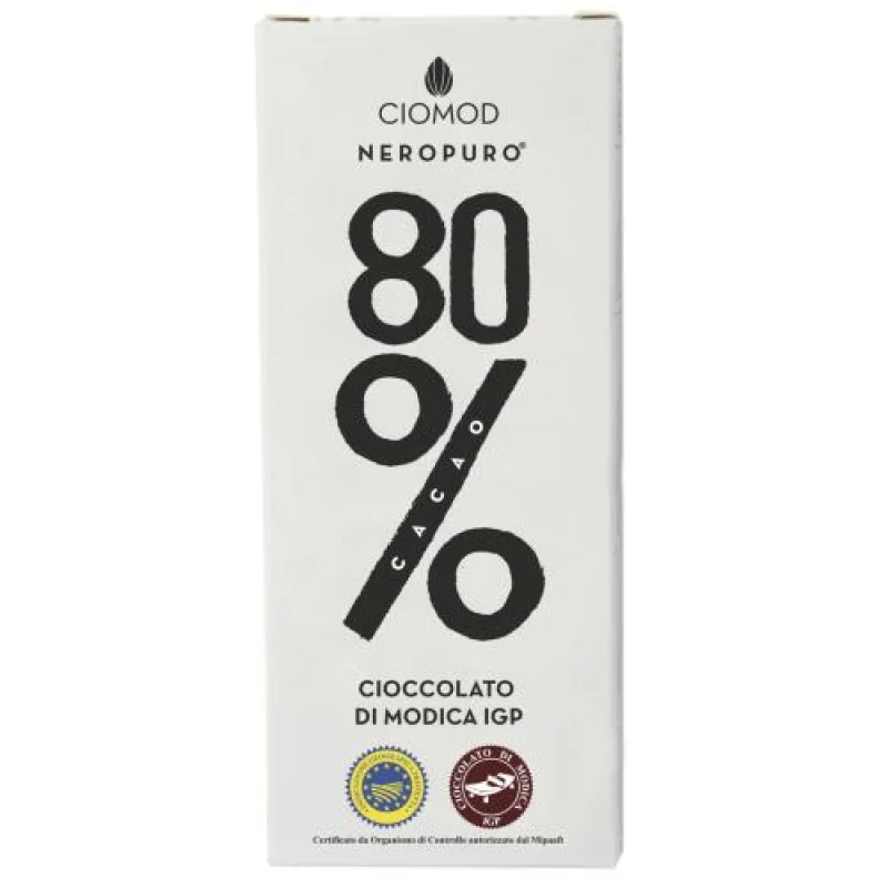 Modica Chocolate IGP - Pure Black Line 80% Cacao